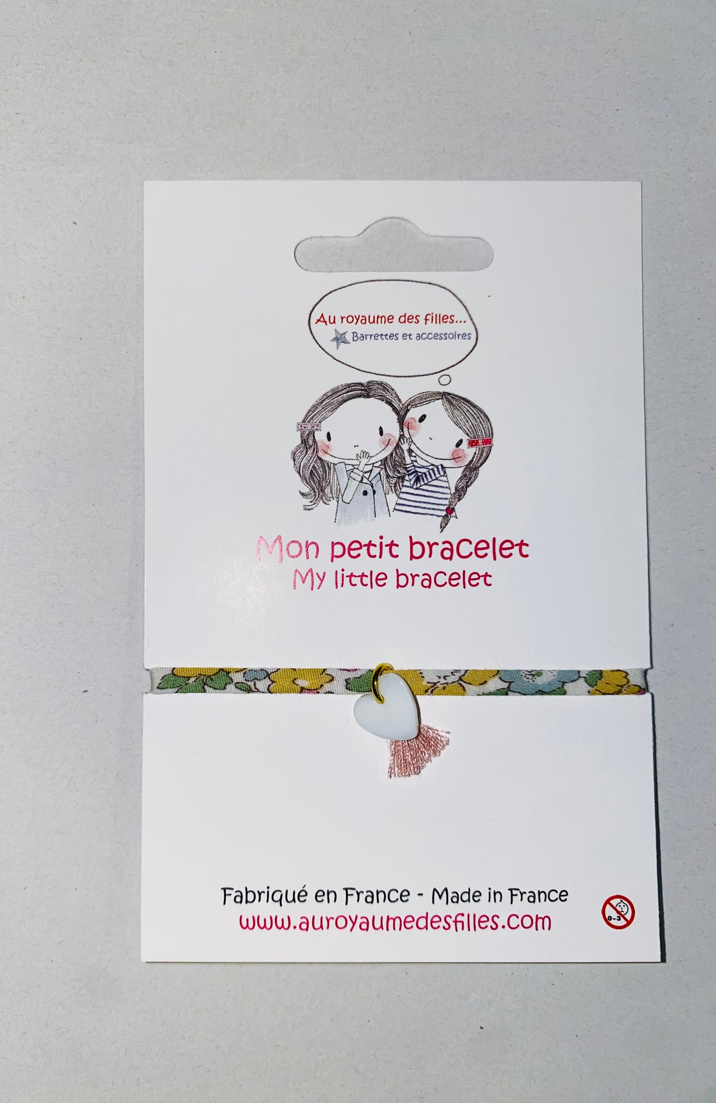 Bracelet liberty cœur nacre