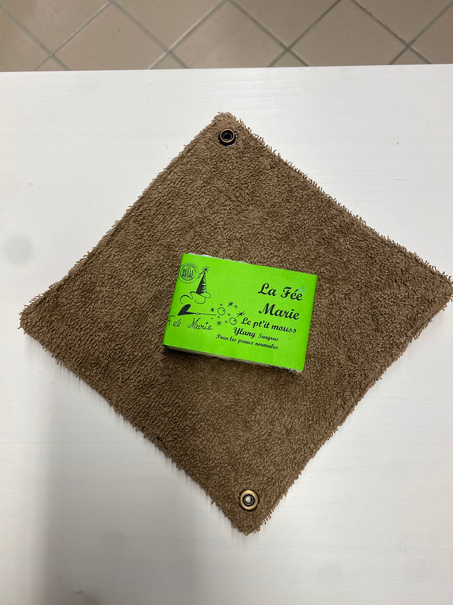 Pochette à Savon, vert rétro