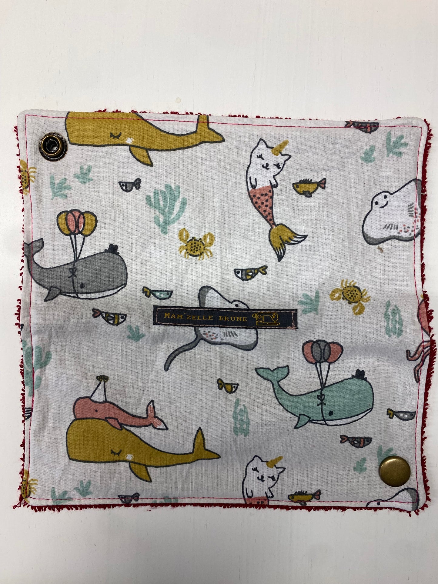 Pochette à savon baleine