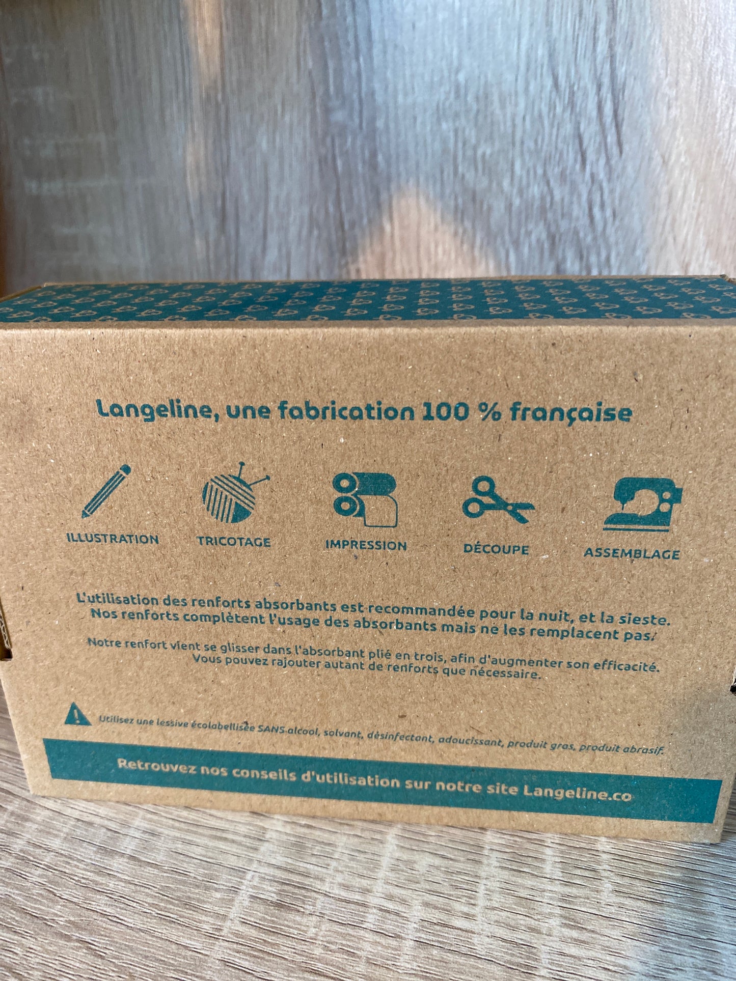 Renfort absorbant pour couches langeline