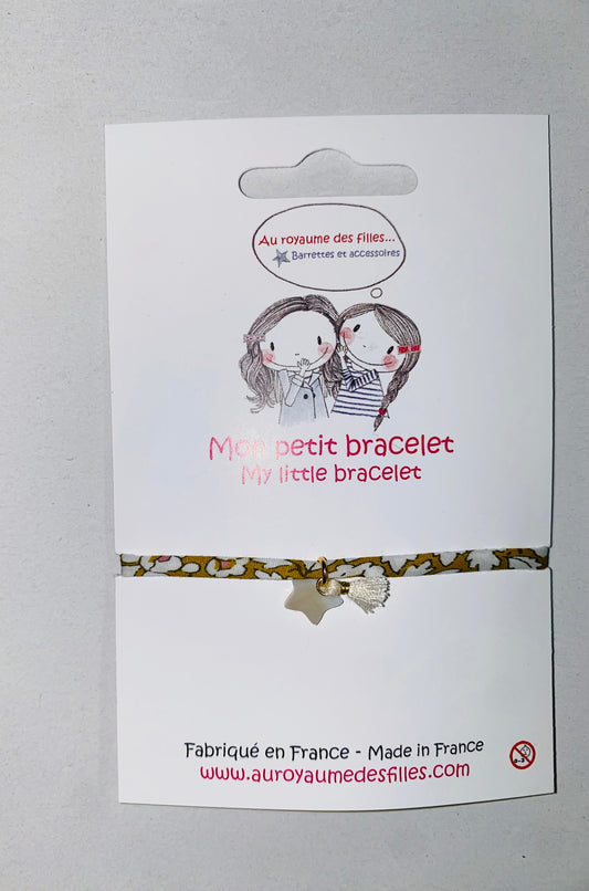 Bracelet liberty étoile nacre