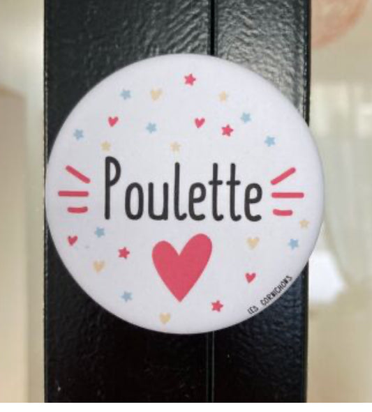 Magnet décapsuleur Poulette