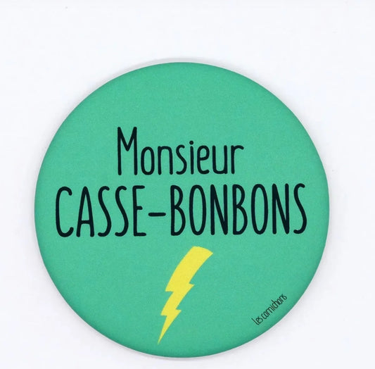 Magnet décapsuleur monsieur casse bonbon