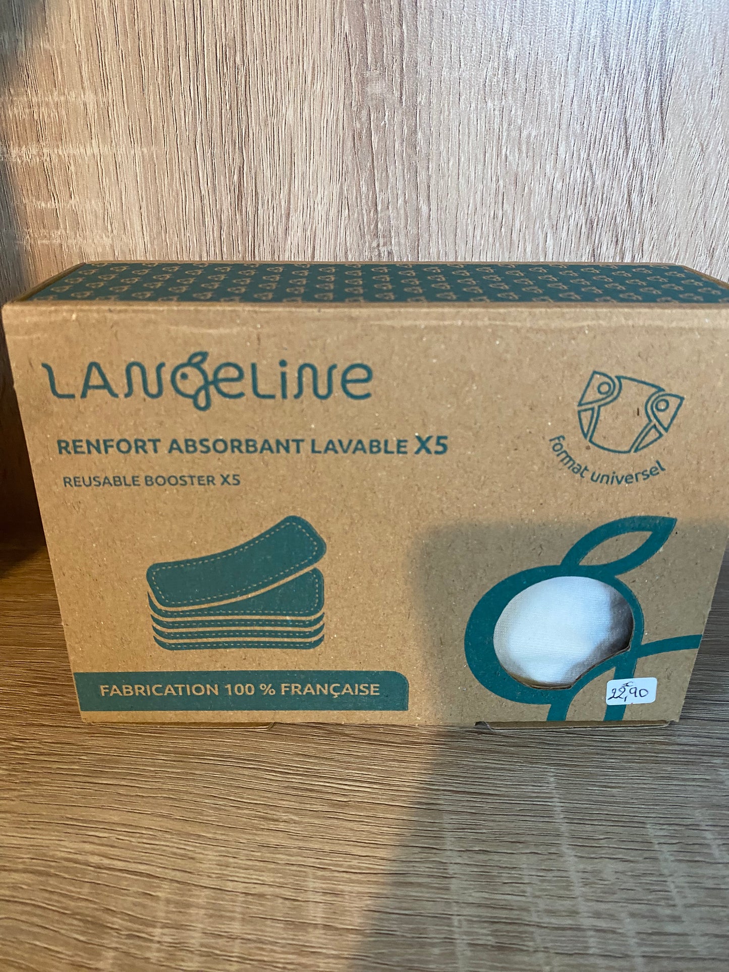 Renfort absorbant pour couches langeline