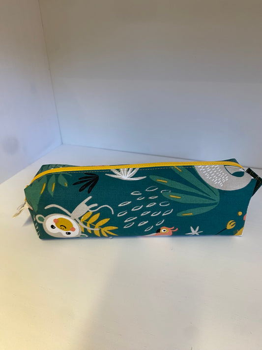 Trousse rectangle jungle